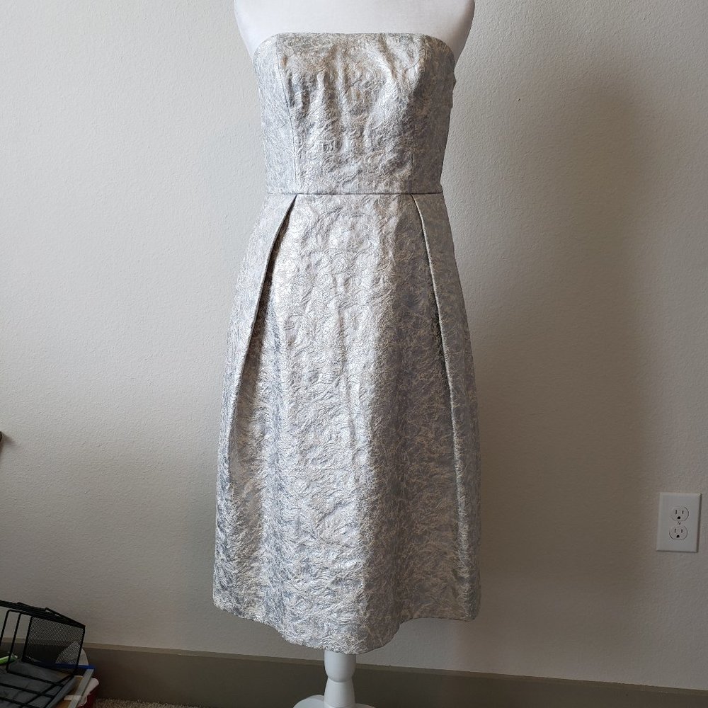 NWT Lord & Taylor Silver Dress